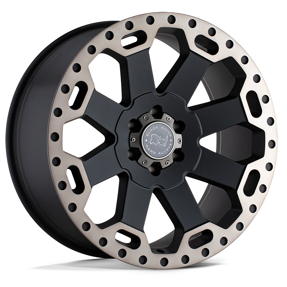 Black Rhino Warlord 17X8 Single Wheel Black