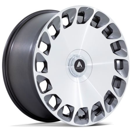 Asanti Black Aristocrat 22X10 Single Wheel Silver