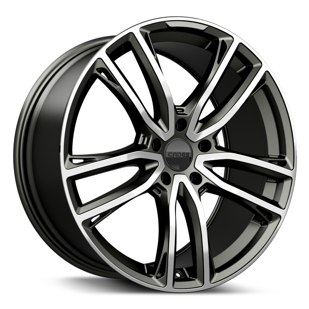 Cades Wheels Helious 22X10 Single Wheel Gunmetal