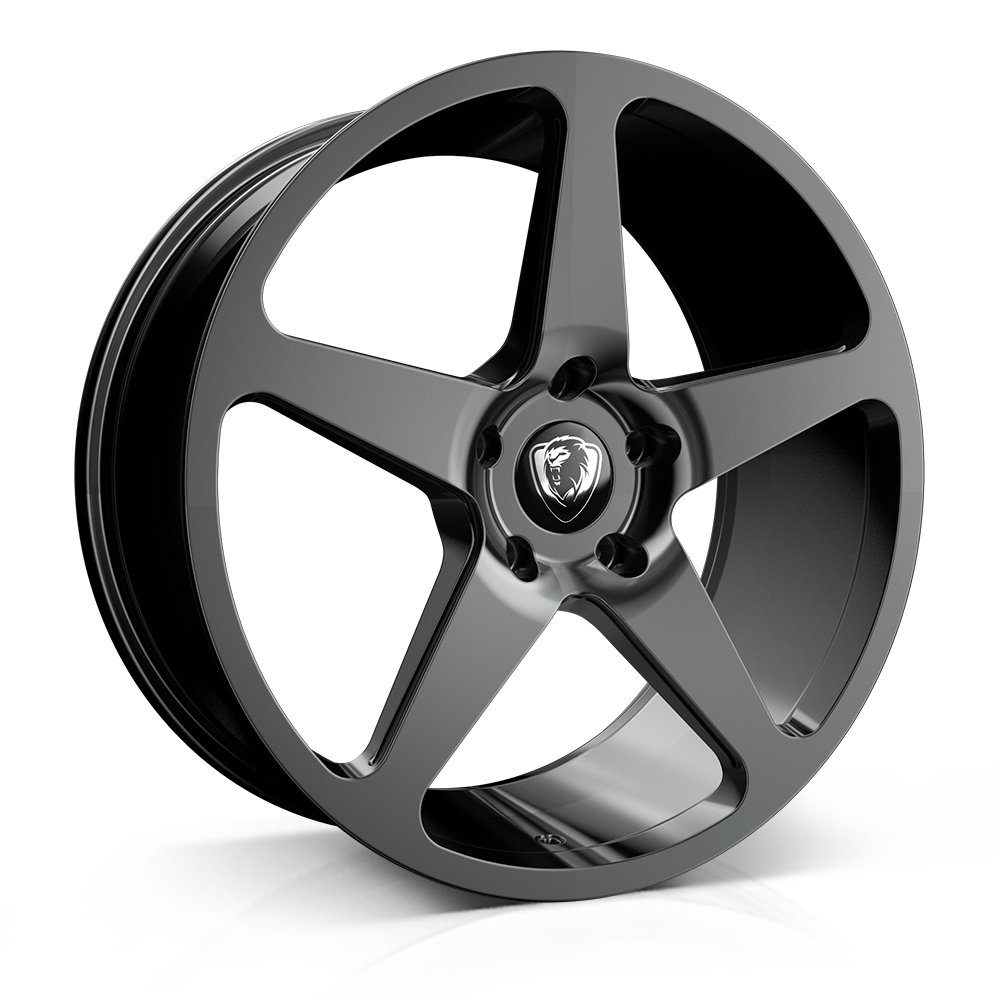 Cades Wheels Vulcan 20X8.5 Single Wheel Black
