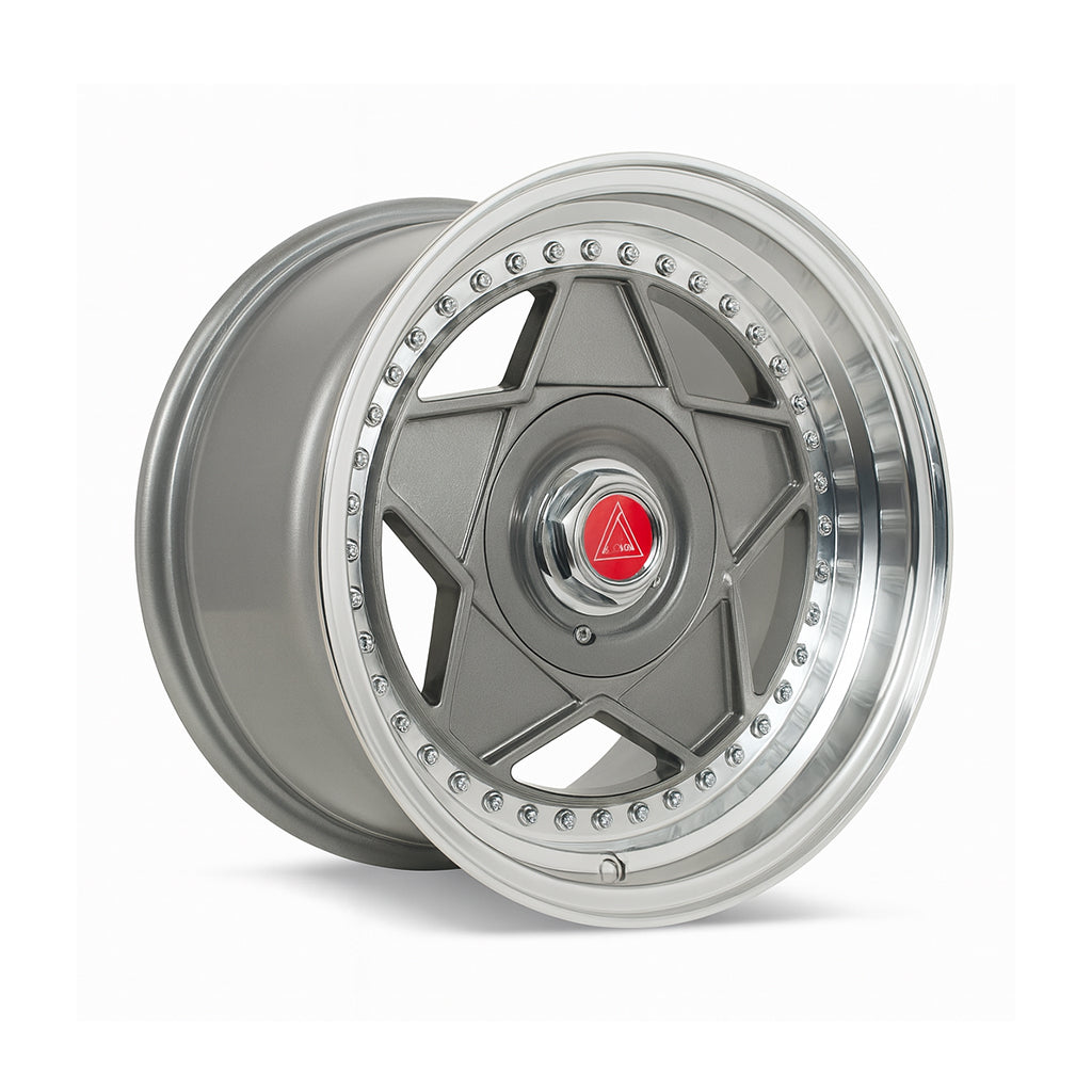 Autostar Centro 15X8.25 Single Wheel Gunmetal (AS-CENT8255BCP20RLGM0731)