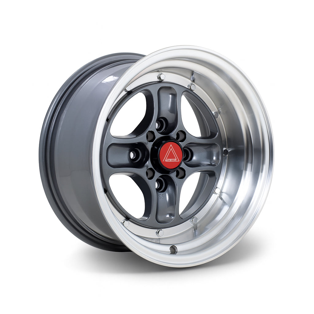 Autostar Classic 15X8 Single Wheel Gunmetal (AS-CLAS8015ACP00RLGM0731)
