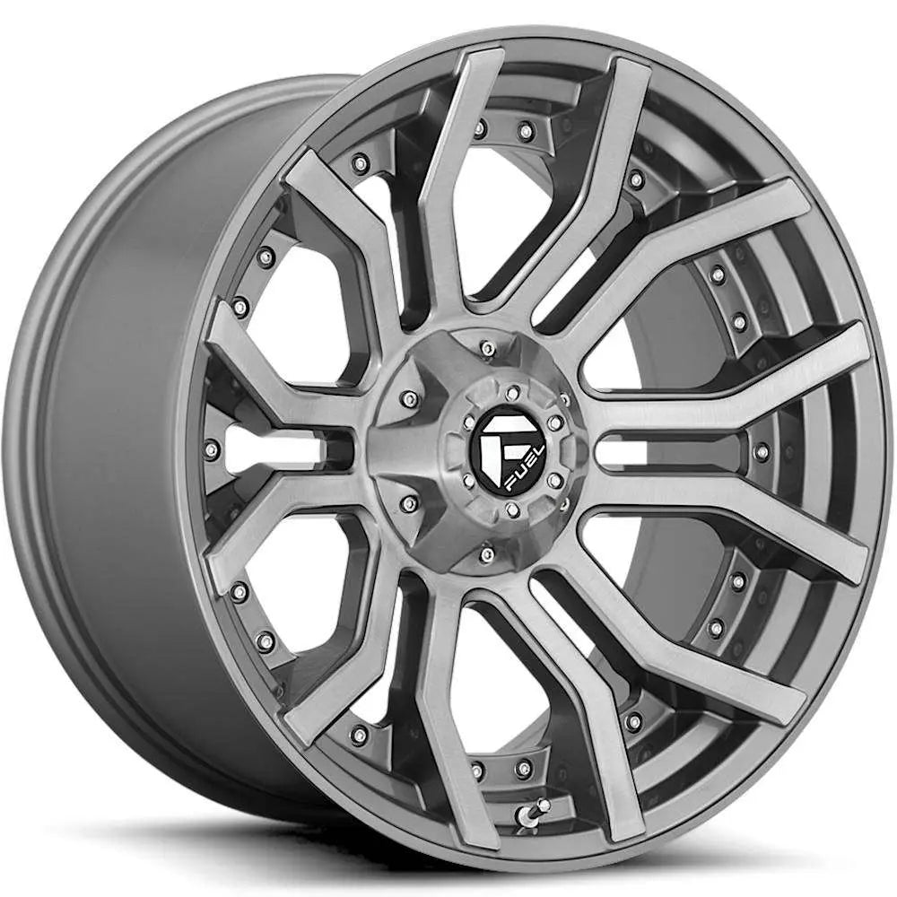 Fuel Rage 20X9 Single Wheel Silver