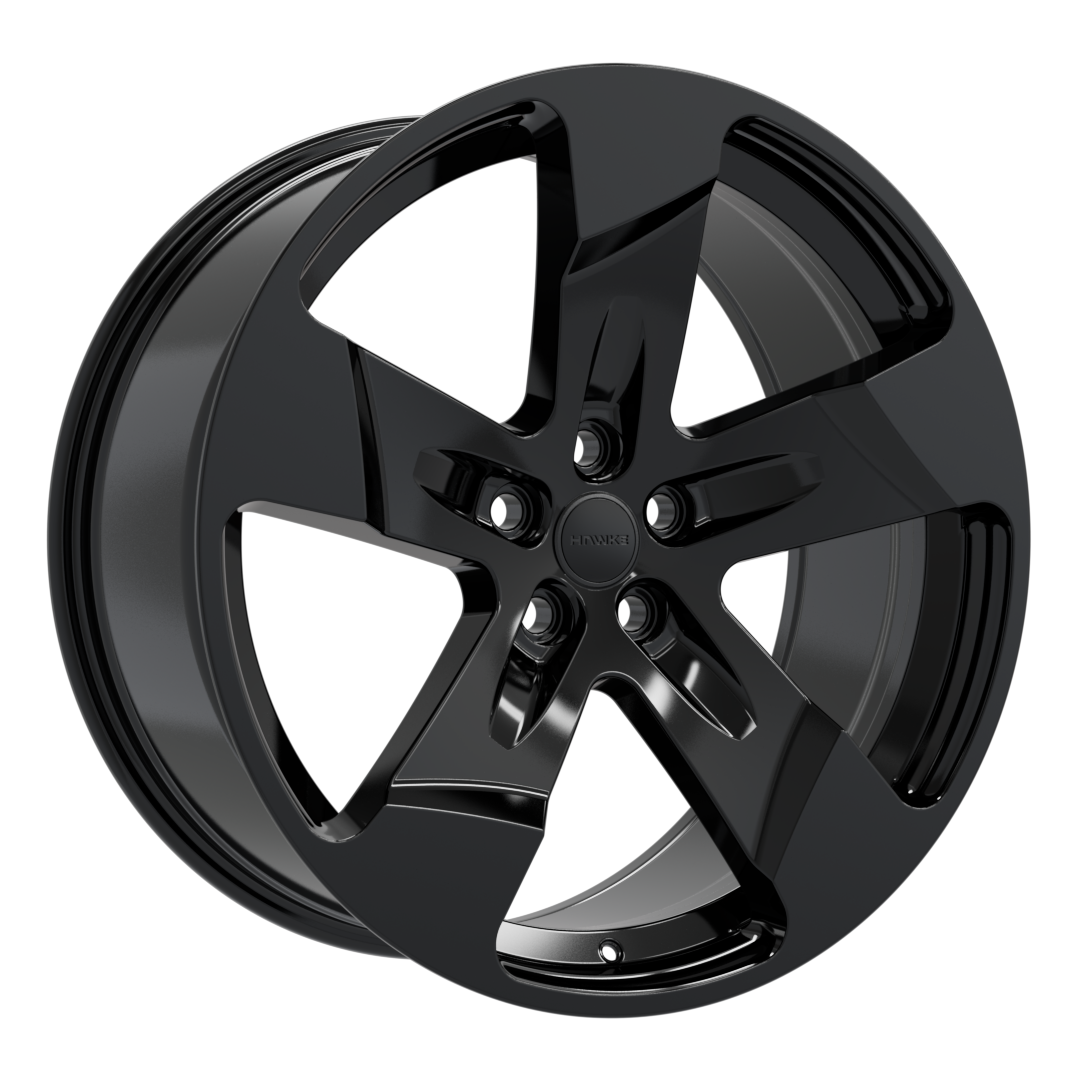 Hawke Wheels Five Tooth 22X10 Single Wheel Black