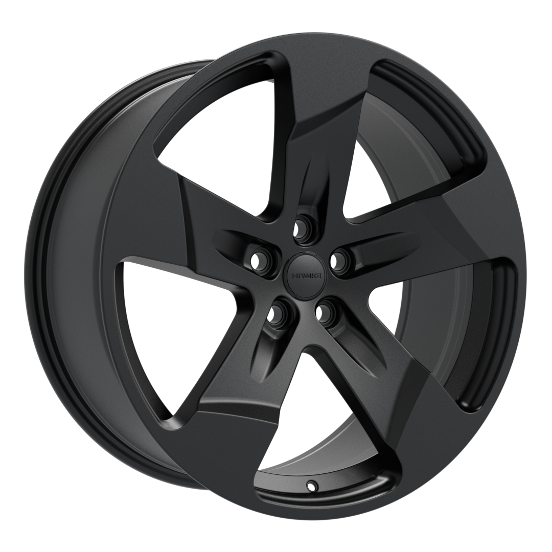 Hawke Wheels Five Tooth 22X10 Single Wheel Black