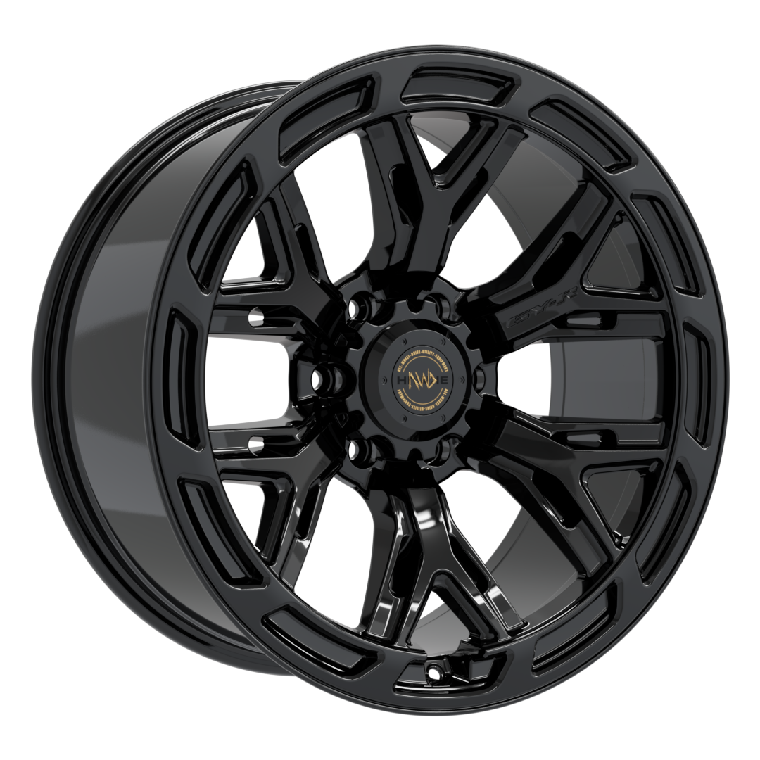 Hawke AWD Wheels 6YR 20X9.5 Single Wheel Black