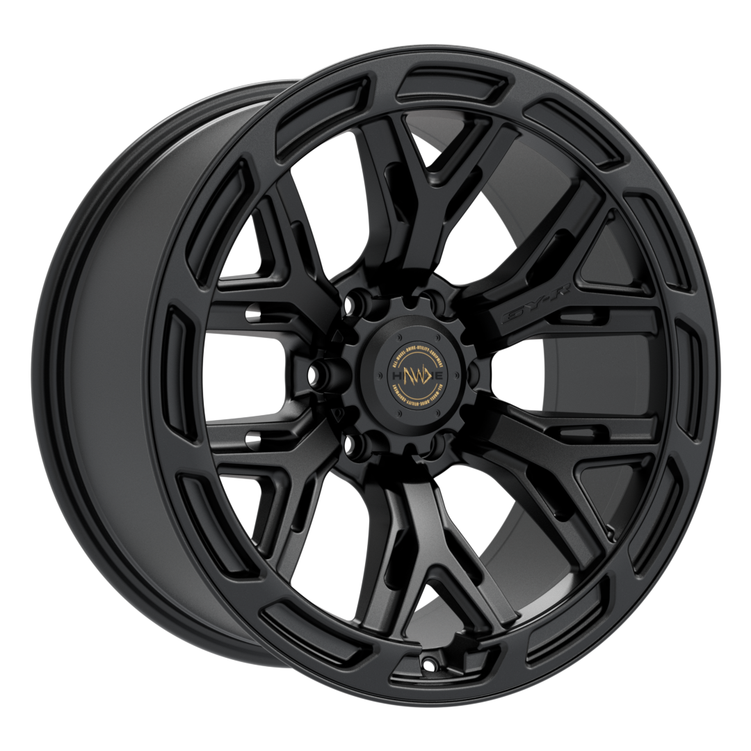 Hawke AWD Wheels 6YR 20X9.5 Single Wheel Black