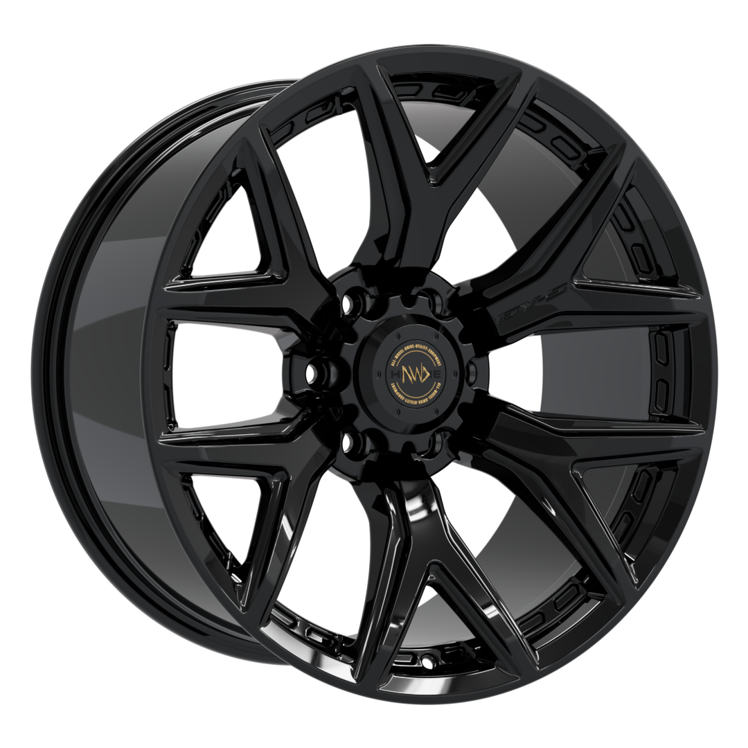 Hawke AWD Wheels 6YS 20X9.5 Single Wheel Black