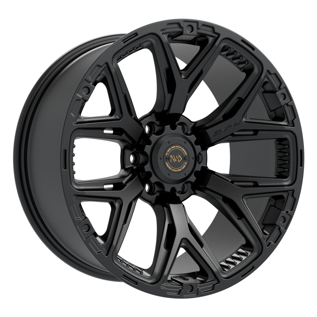 Hawke AWD Wheels 6YU 20X8.5 Single Wheel Black