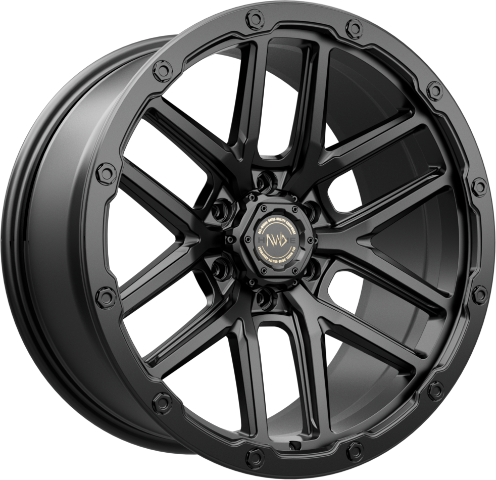 Hawke AWD Wheels Canti 20X9.5 Single Wheel Black