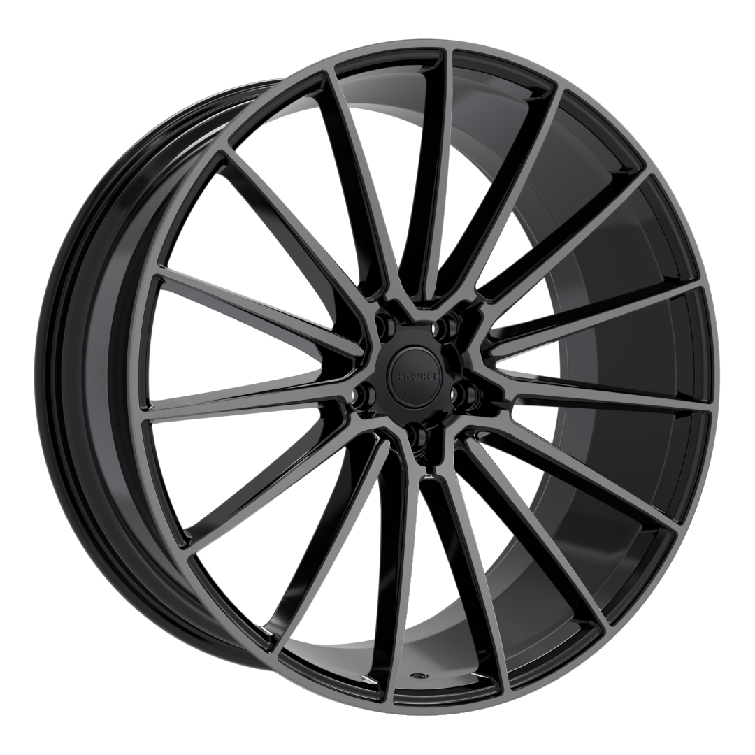 Hawke Wheels Luxor 24X10 Single Wheel Black