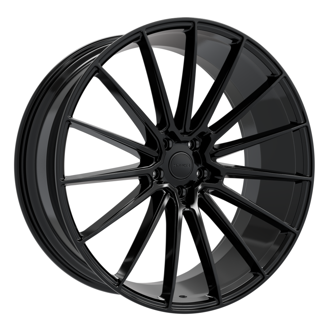 Hawke Wheels Luxor 24X10 Single Wheel Black