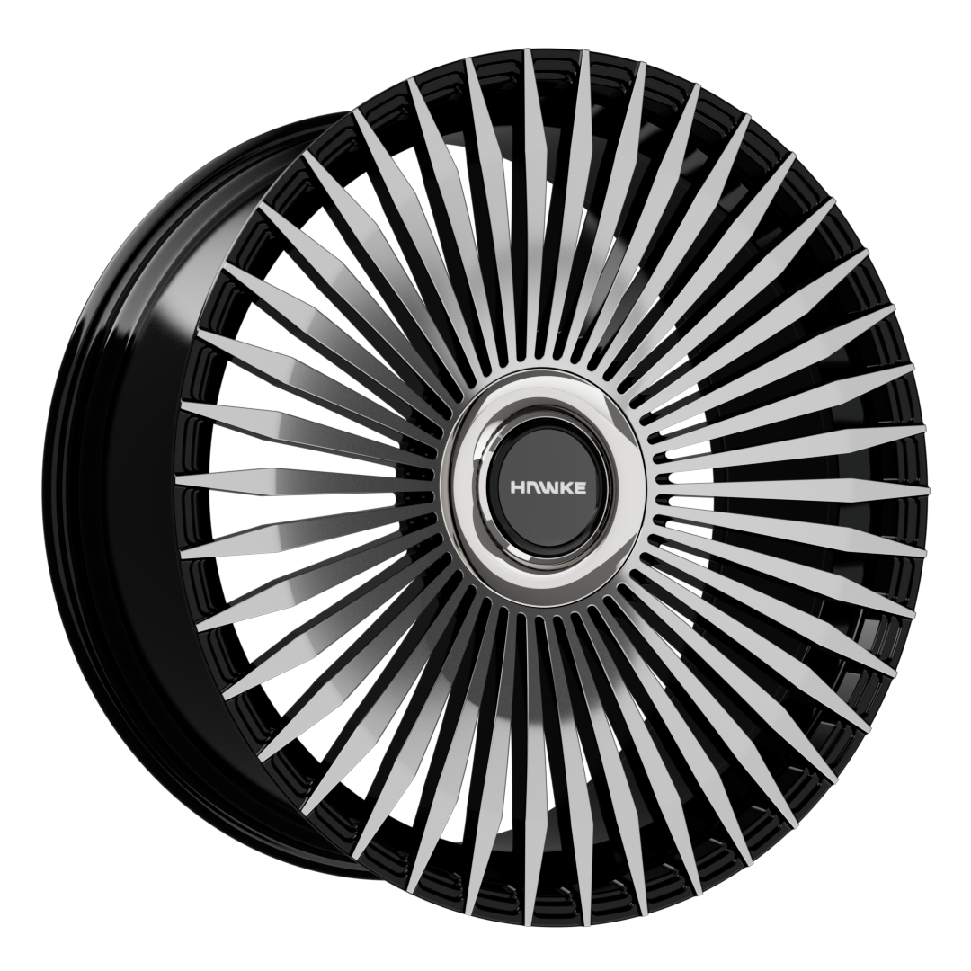 Hawke Wheels Aspray 24X10 Single Wheel Black