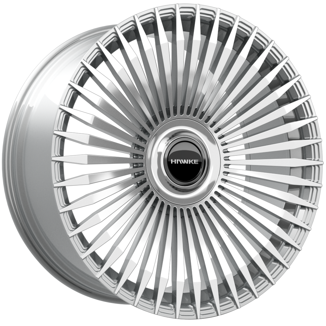 Hawke Wheels Aspray 24X10 Single Wheel Silver