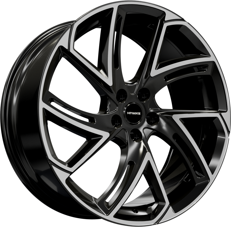 Hawke Wheels Condor 22X9.5 Single Wheel Black