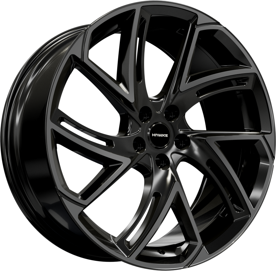 Hawke Wheels Condor 22X9.5 Single Wheel Black