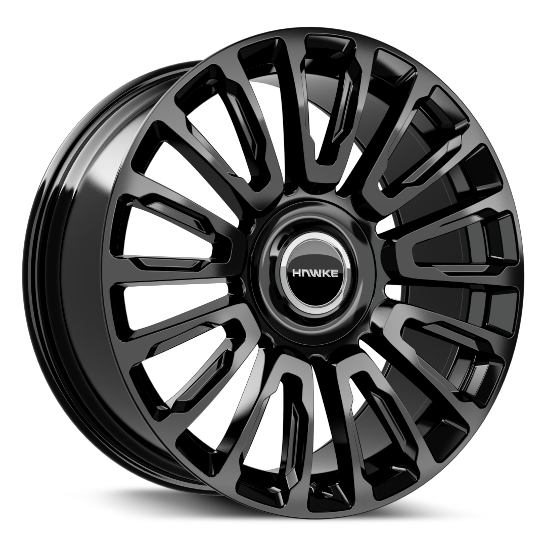 Hawke Wheels Dresden 22X9.5 Single Wheel Black