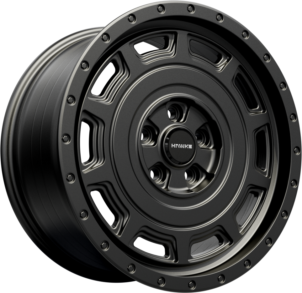 Hawke AWD Wheels Hydra 18X8.5 Single Wheel Black