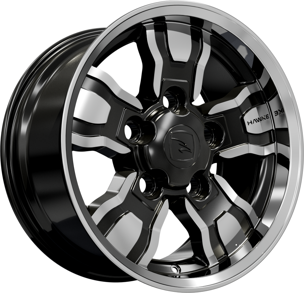 Hawke AWD Wheels Osprey 18X9 Single Wheel Black