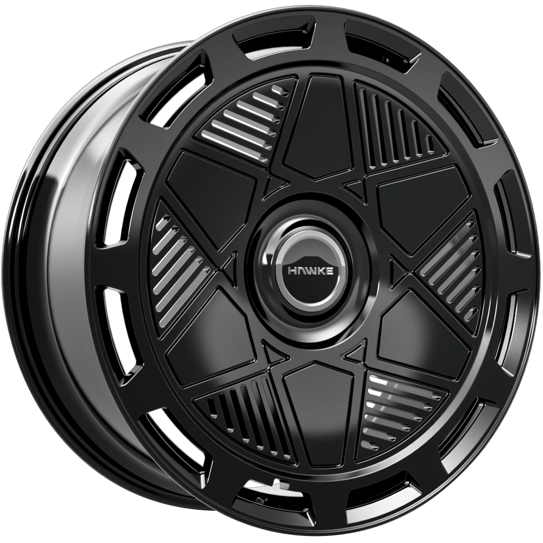 Hawke Wheels Quartz 24X10 Single Wheel Black