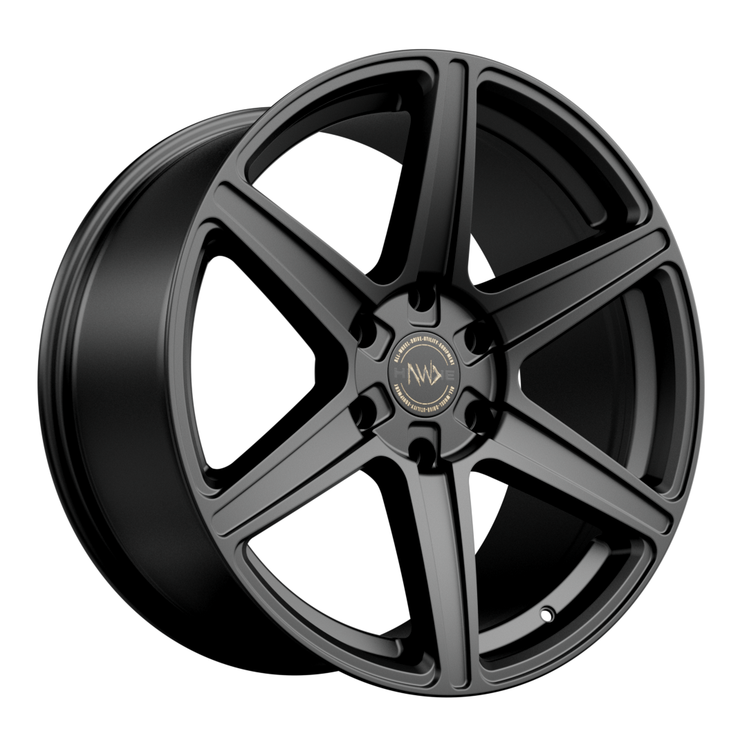 Hawke AWD Wheels Ridge 20X9.5 Single Wheel Black