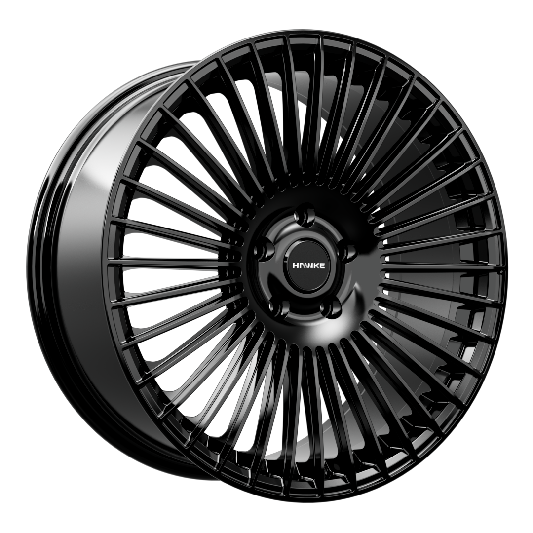 Hawke Wheels Saka 22X9.5 Single Wheel Black