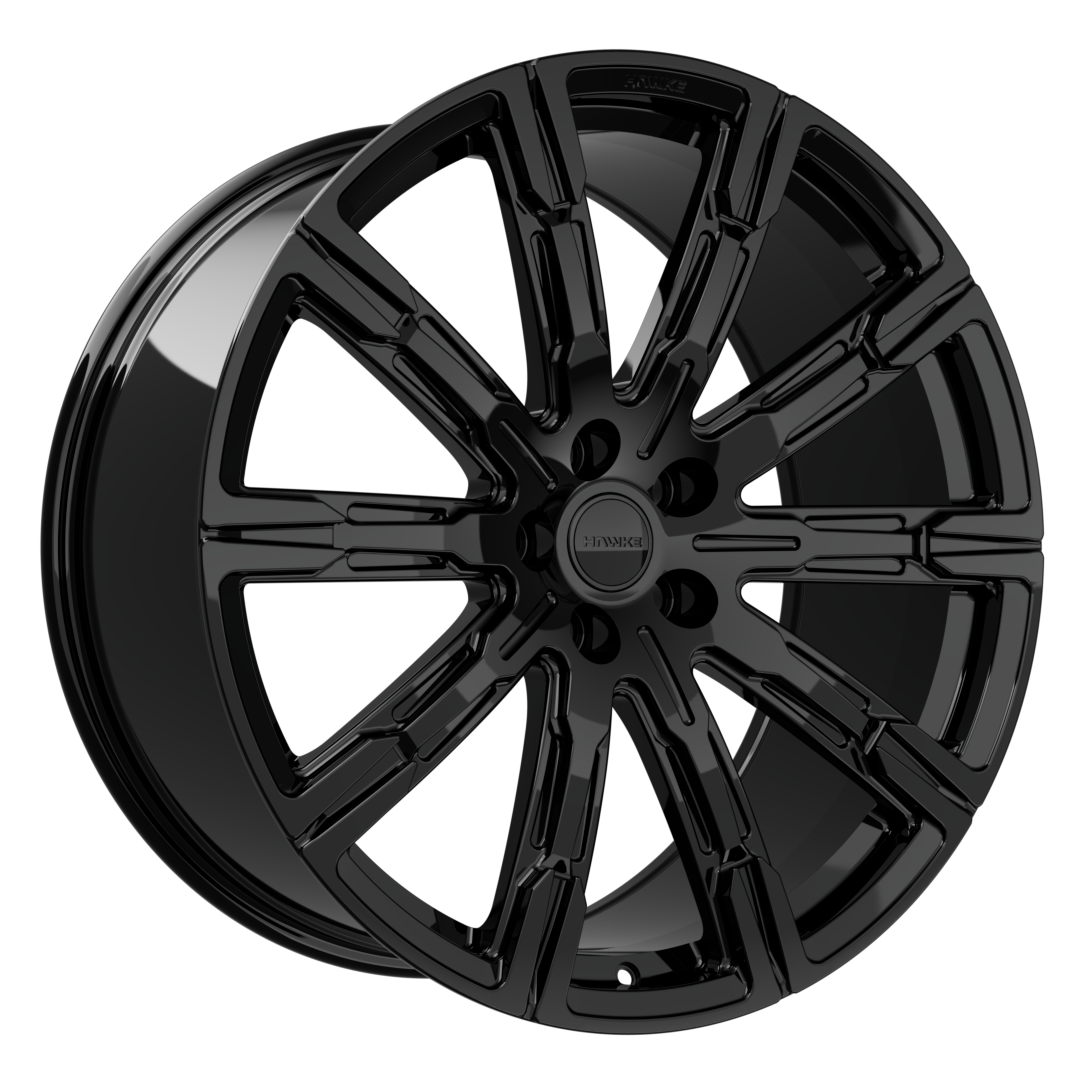 Hawke Wheels Saker III (Forged) 22X10 Single Wheel Black