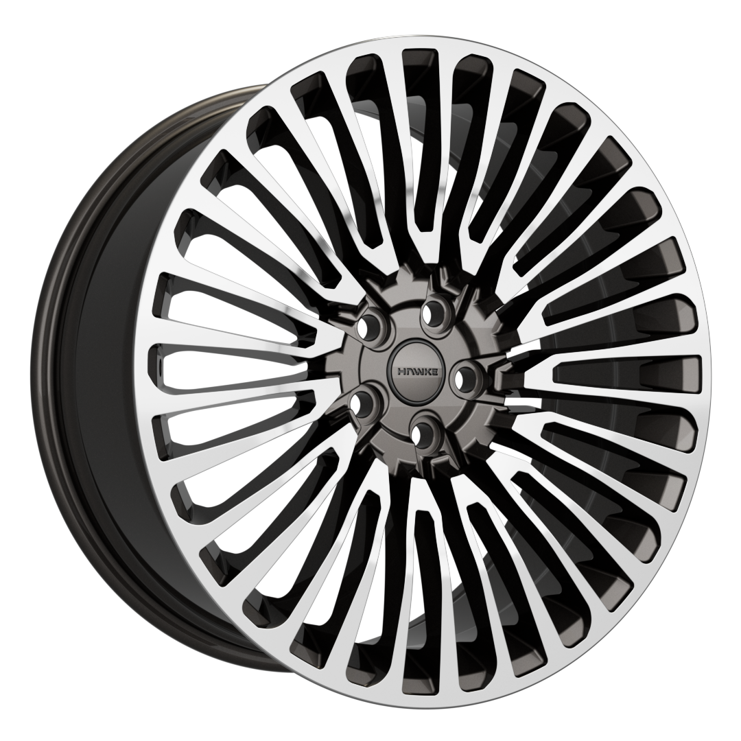 Hawke Wheels Sentry (rear) 22X10 Single Wheel Grey