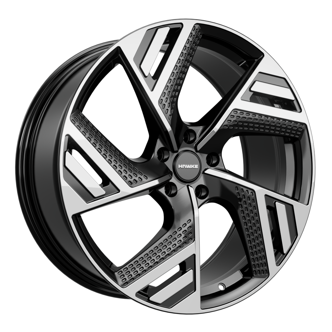 Hawke Wheels Valor 20X8.5 Single Wheel Black