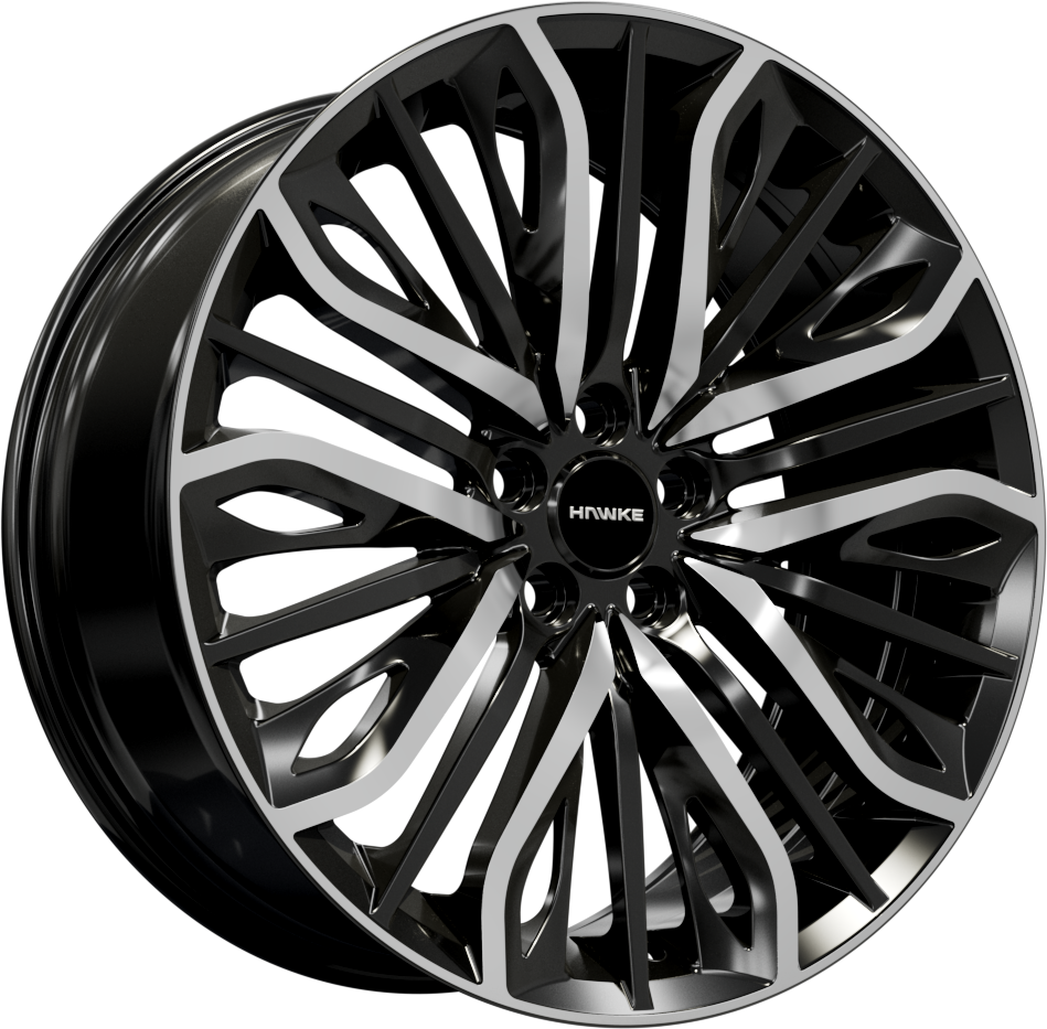 Hawke Wheels Vega 22X9.5 Single Wheel Black