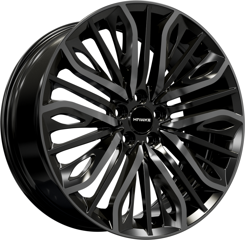 Hawke Wheels Vega 22X9.5 Single Wheel Black