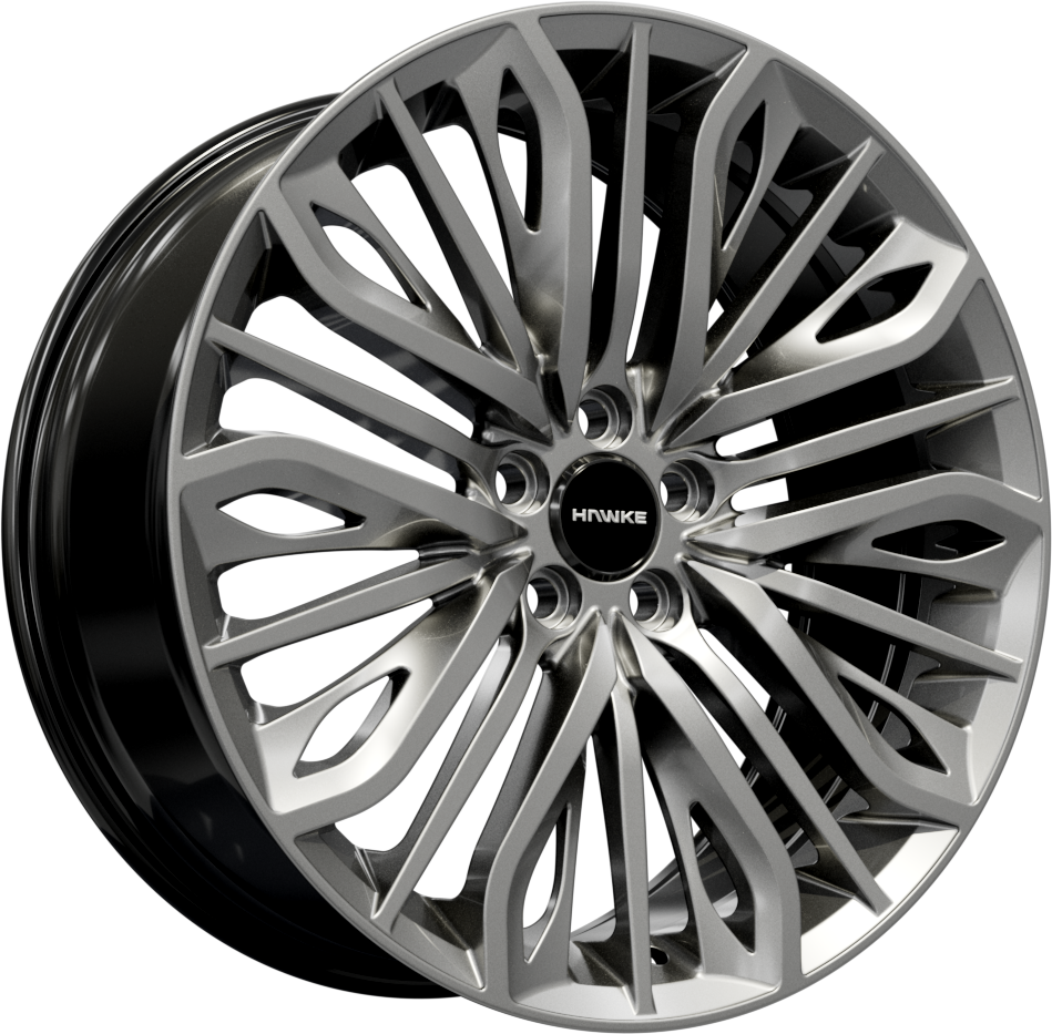 Hawke Wheels Vega 22X9.5 Single Wheel Silver