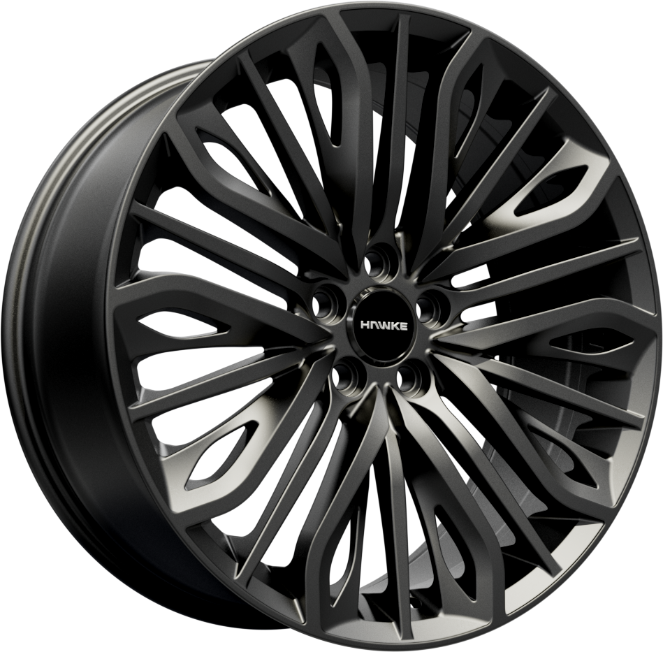 Hawke Wheels Vega 22X9.5 Single Wheel Black