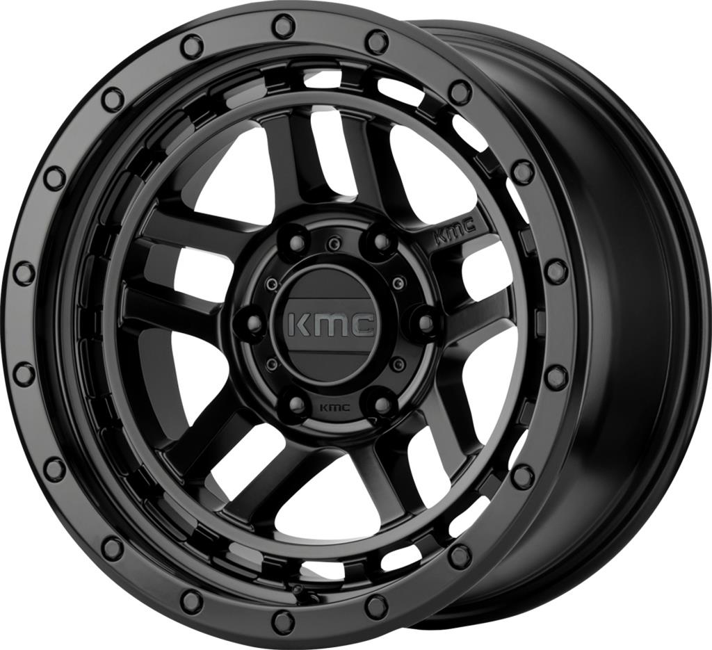 KMC KM540 17X8.5 Single Wheel Black