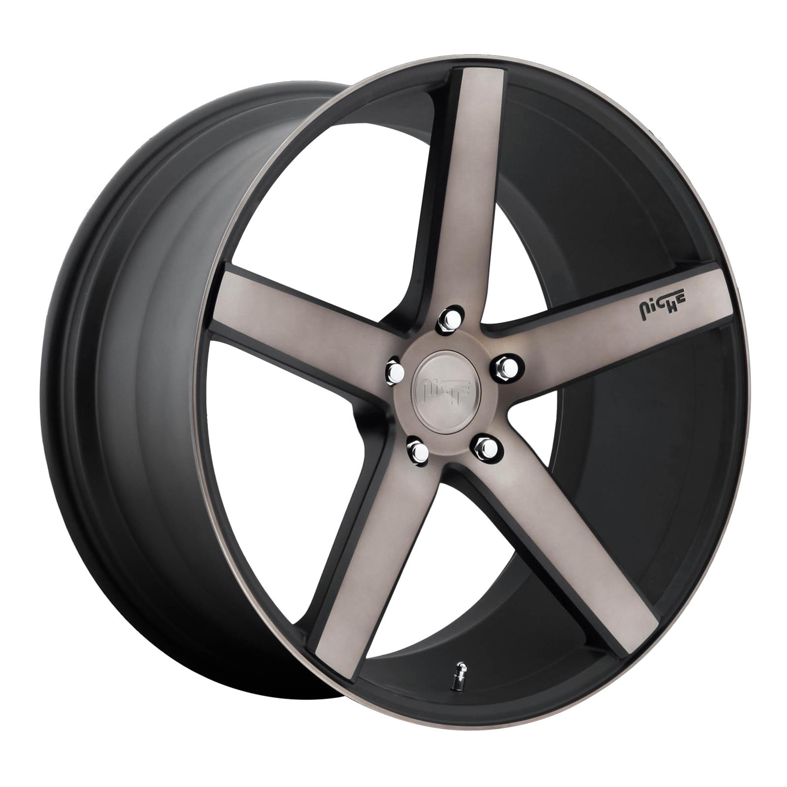 Niche Milan 20X8.5 Single Wheel Black