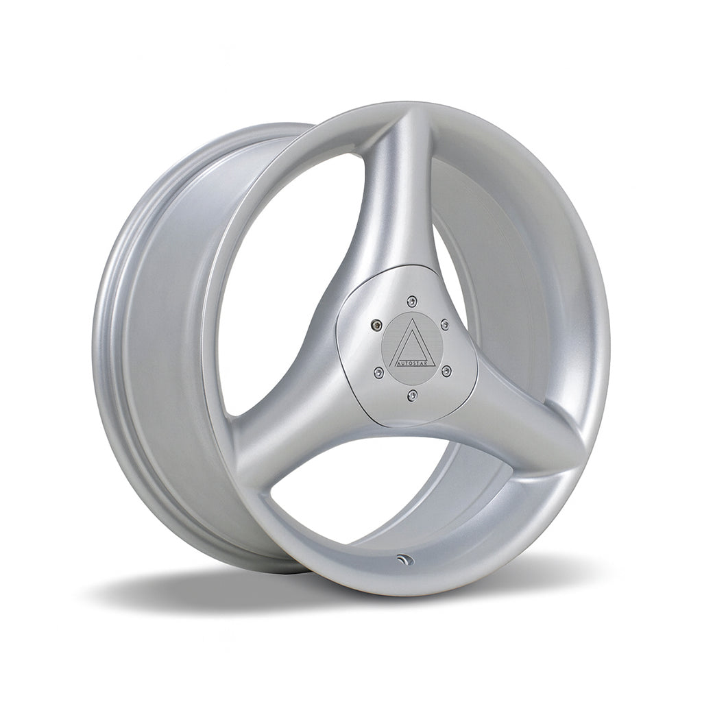 Autostar MP3 17X8 Single Wheel Silver (AS-MP3X8017OK1P30PCPS0741)