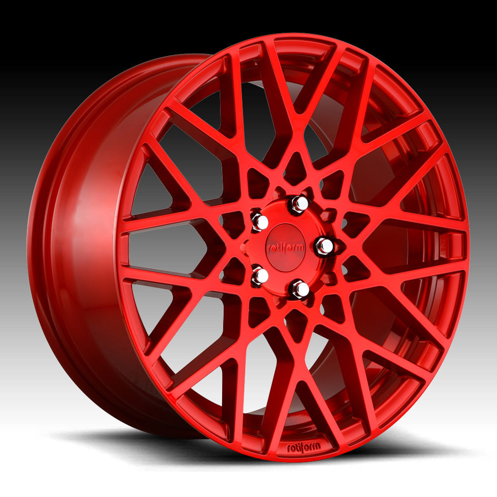 Rotiform BLQ 18X8.5 Single Wheel Red