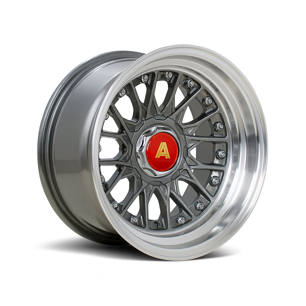 Autostar Sprint 15X8 Single Wheel Gunmetal (AS-SPRI8015ACP00RLGM0731)