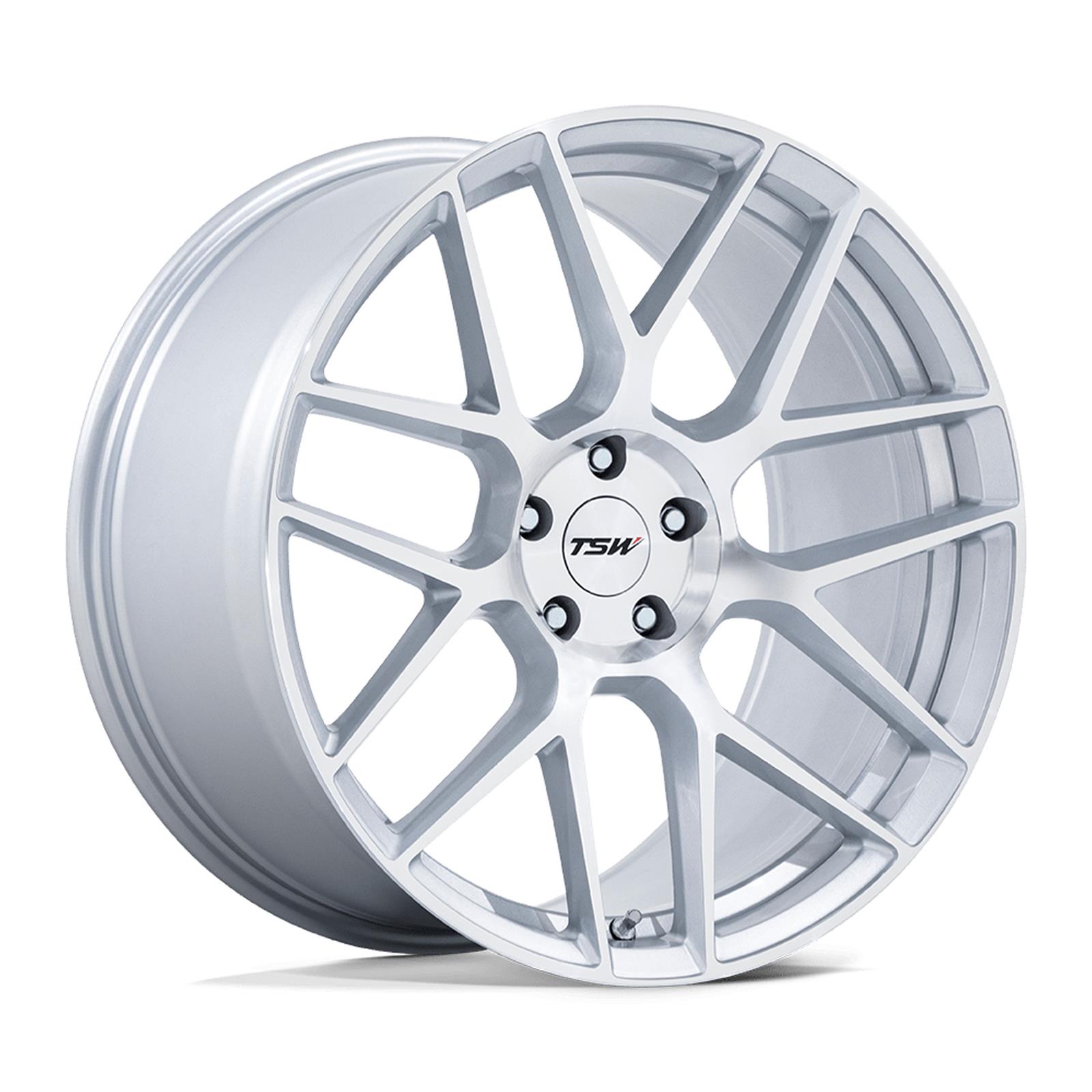 TSW Lasarthe 17X8 Single Wheel Silver