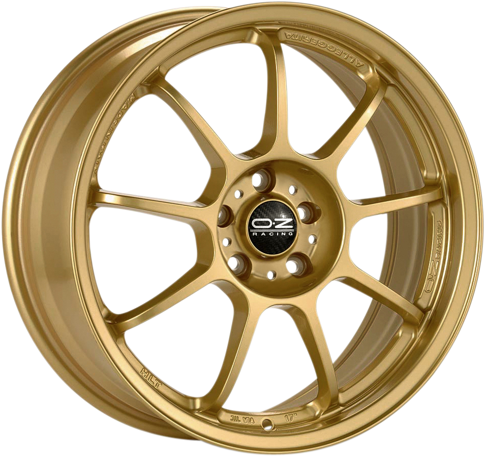 OZ Racing ALLEGGERITA HLT 5F 17X8 Single Wheel Gold