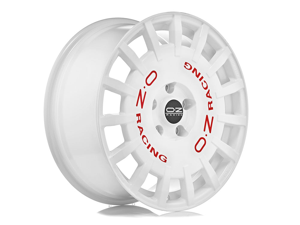 OZ Racing RALLY RACING VAN 18X8 Single Wheel White/Red