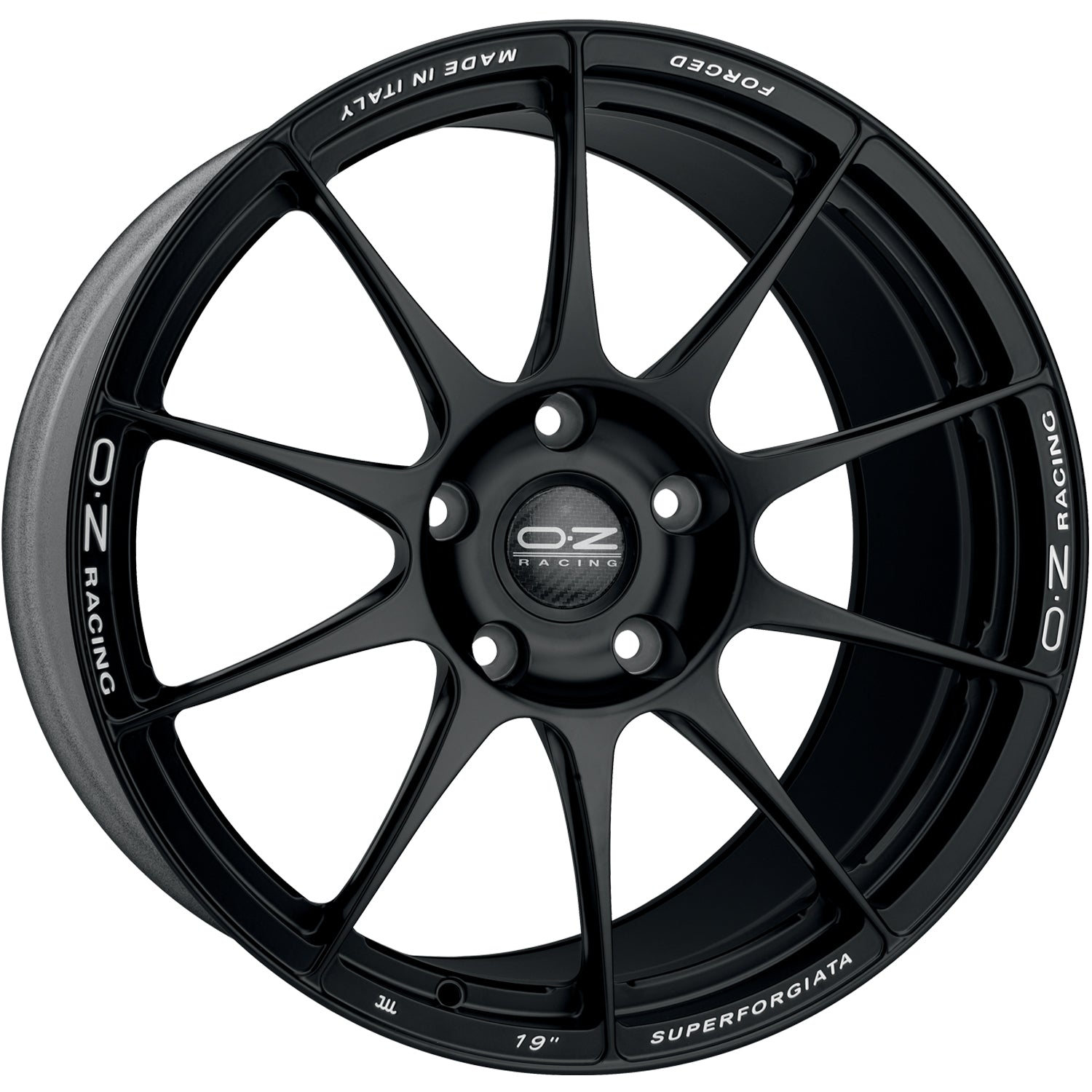 OZ Racing SUPERFORGIATA 19X10 Single Wheel Black