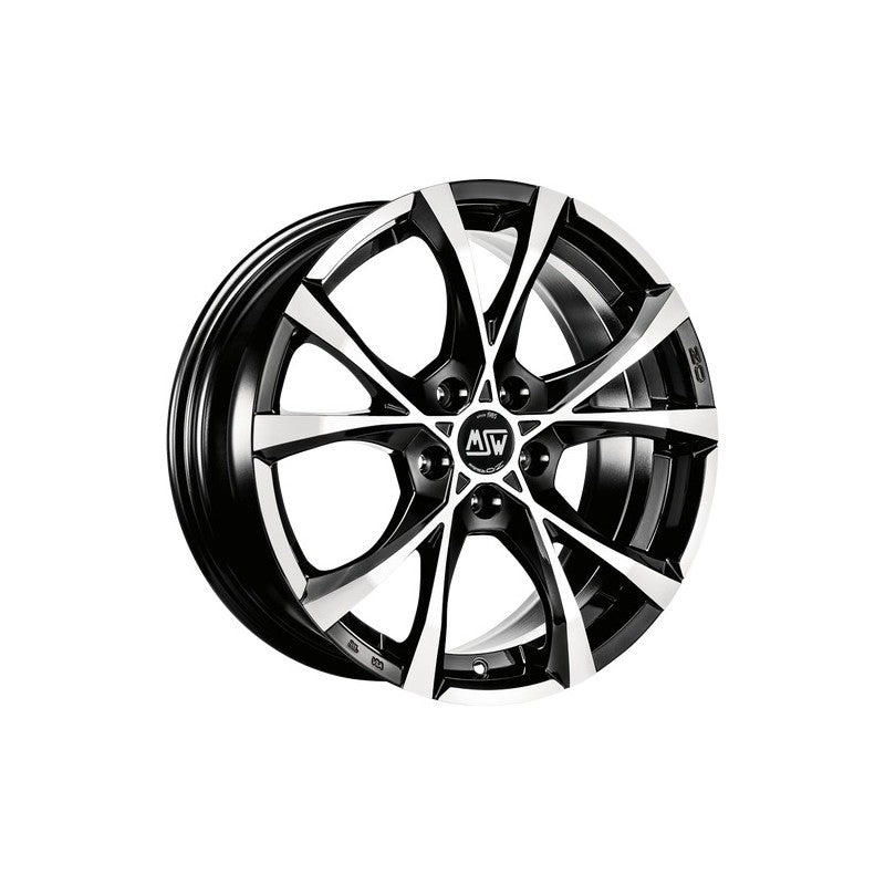MSW CROSS OVER 19X8 Single Wheel Black