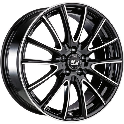 MSW MSW 86 17X7.5 Single Wheel Black