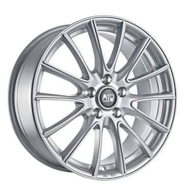 MSW MSW 86 16X6.5 Single Wheel Silver