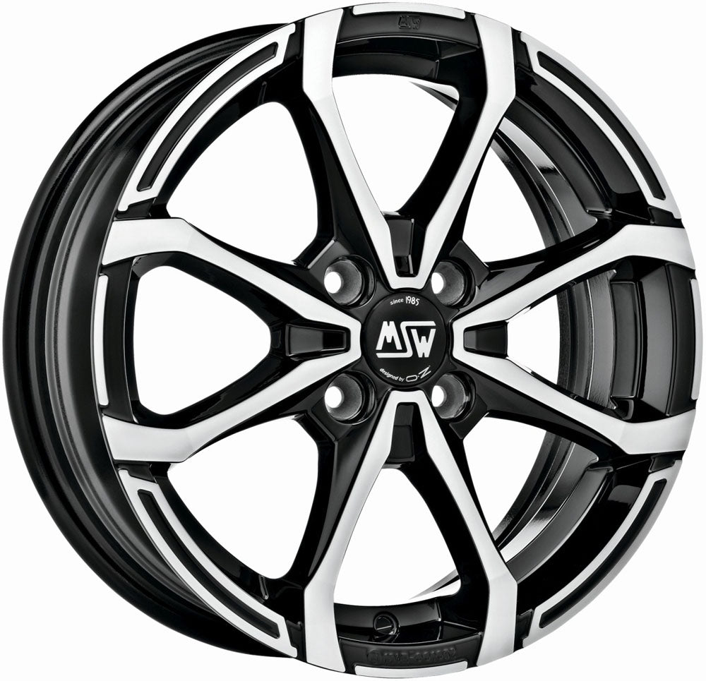 MSW MSW X4 14X5.5 Single Wheel Black