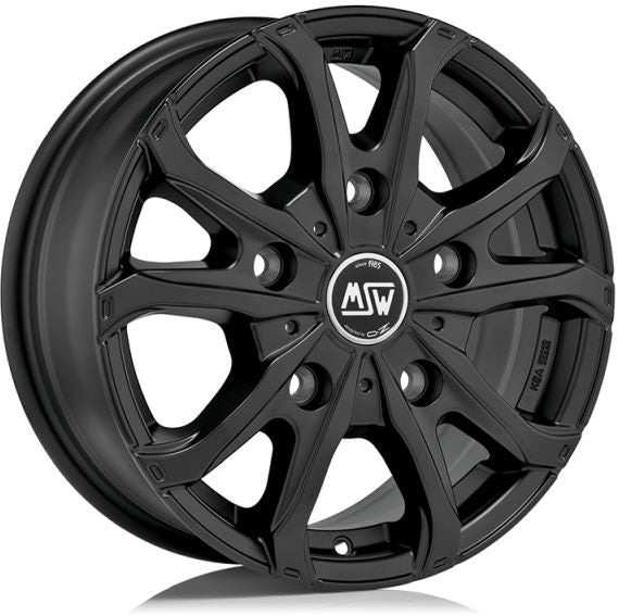 MSW MSW 48 VAN 16X6.5 Single Wheel Black