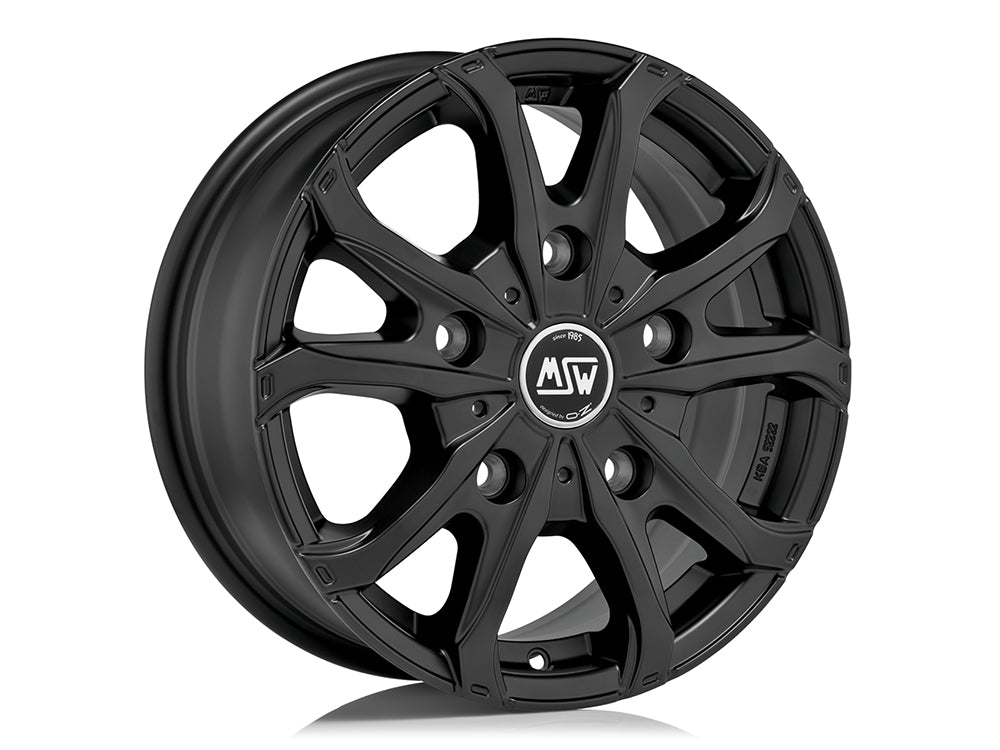 MSW MSW 48 VAN 6 HOLES 16X6.5 Single Wheel Black