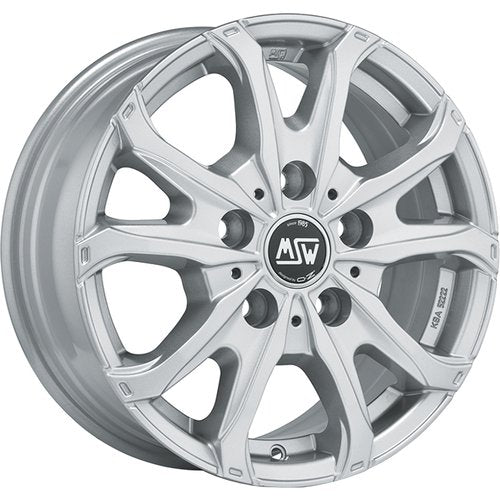 MSW MSW 48 VAN 6 HOLES 16X6.5 Single Wheel Silver