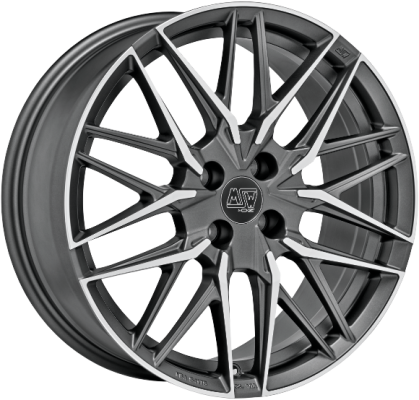 MSW MSW 50-4 17X7 Single Wheel Gunmetal